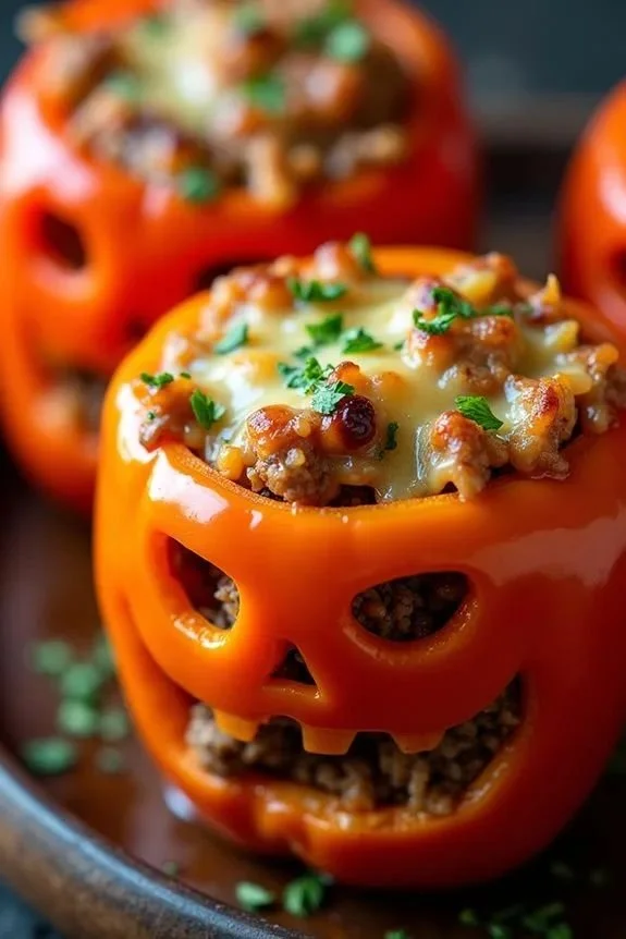 Savory Halloween snacks for parties balancing sweet treats