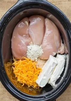 Delicious Crock Pot Chicken dinners ready to serve