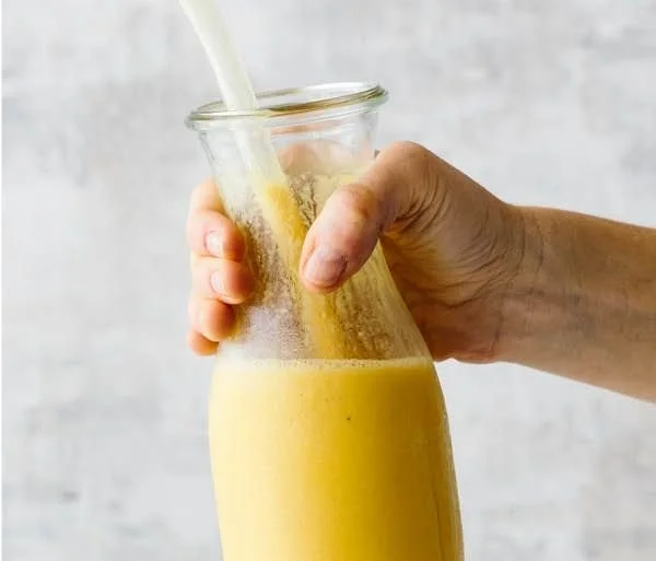 Healthy Anti-Inflammatory Smoothie with fresh fruits and vegetables