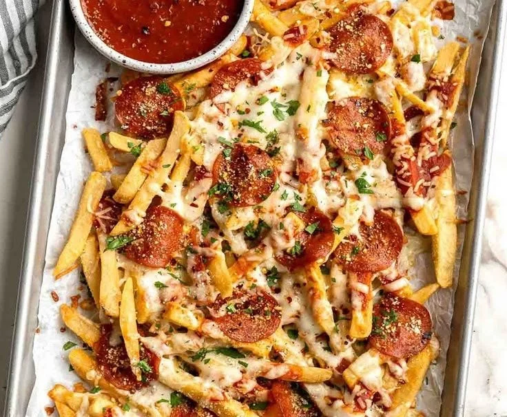 Baked Pizza Fries