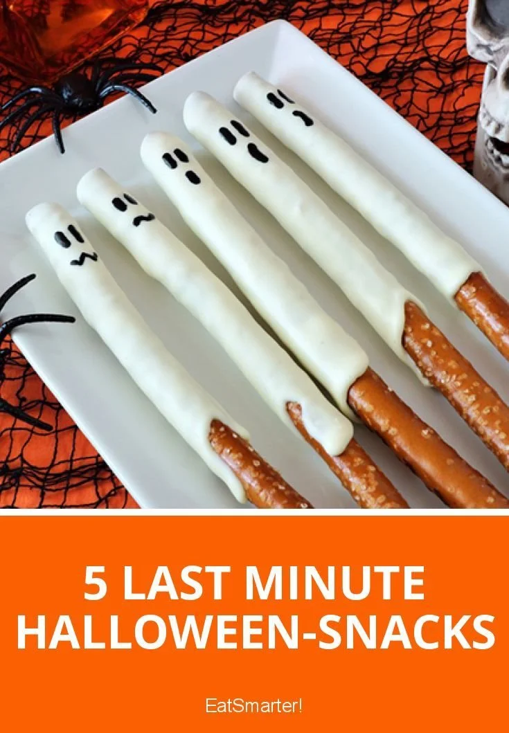 Brezelgeister Halloween snacks, a fun and easy Halloween Leckerei recipe