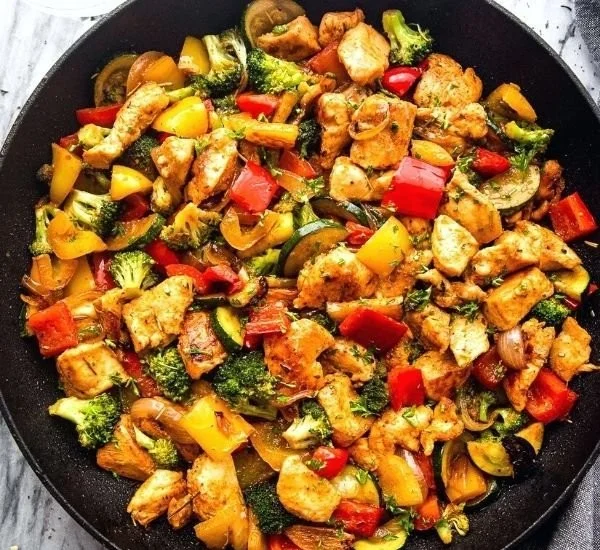 Chicken and Vegetables Skillet