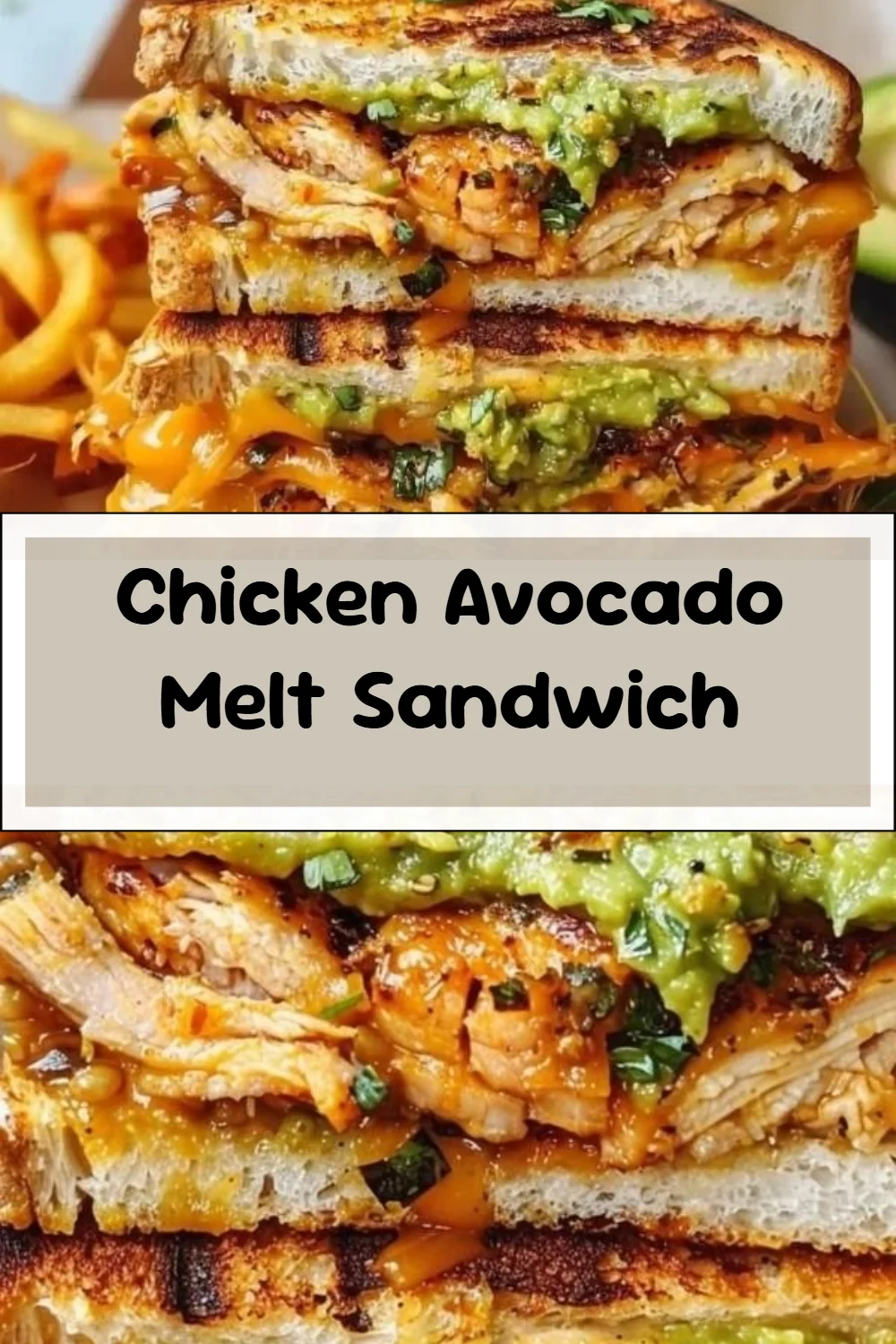 Chicken Avocado Melt Sandwich