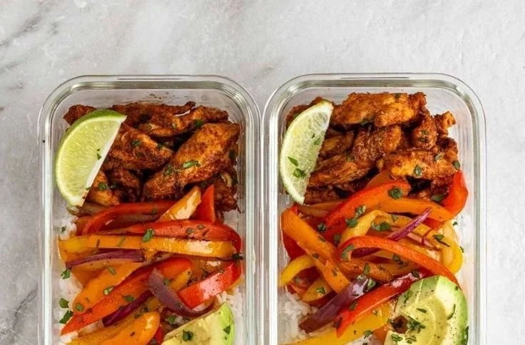 Chicken Fajita Meal Prep Bowls