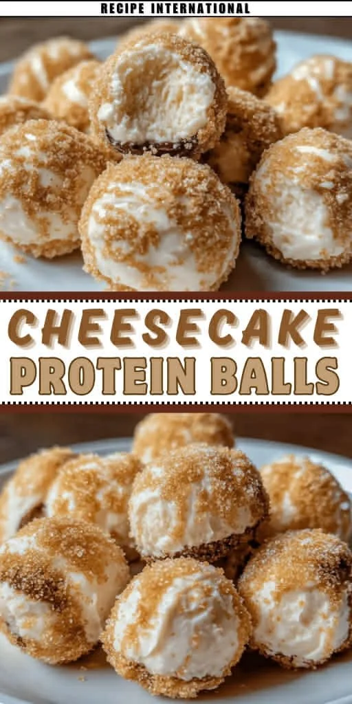 Cozy cheesecake protein balls packed with flavor and protein for a healthy snack.
