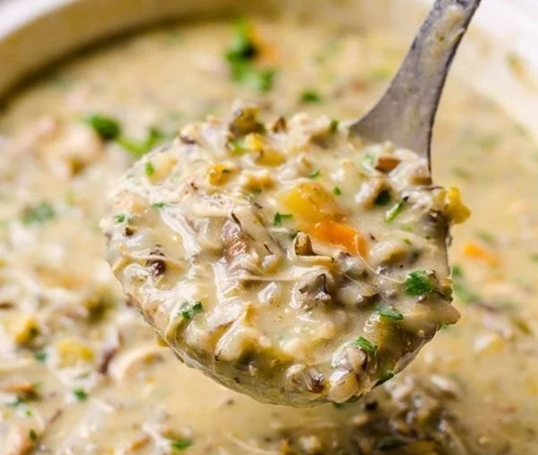 Creamy and Healthy Chicken Wild Rice Soup