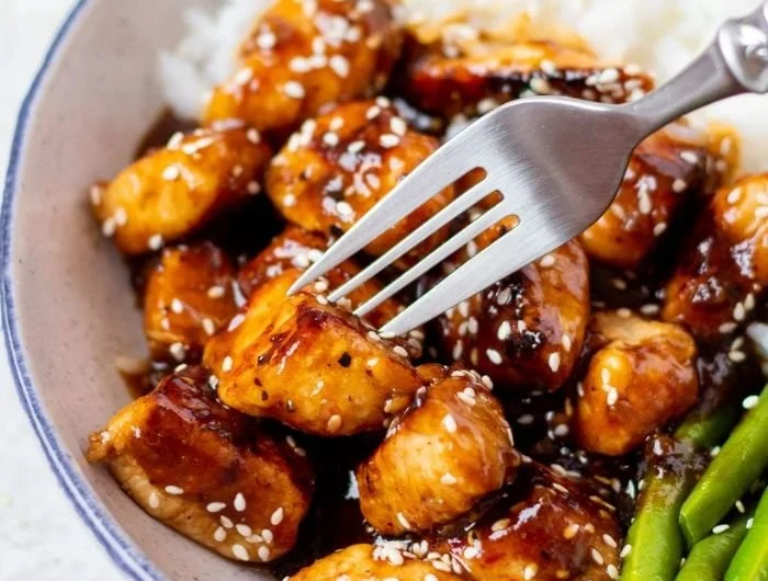 Easy + Healthy Sesame Chicken