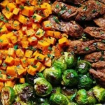 garlic butter steak with brussels sprouts 2026 07 05 021211