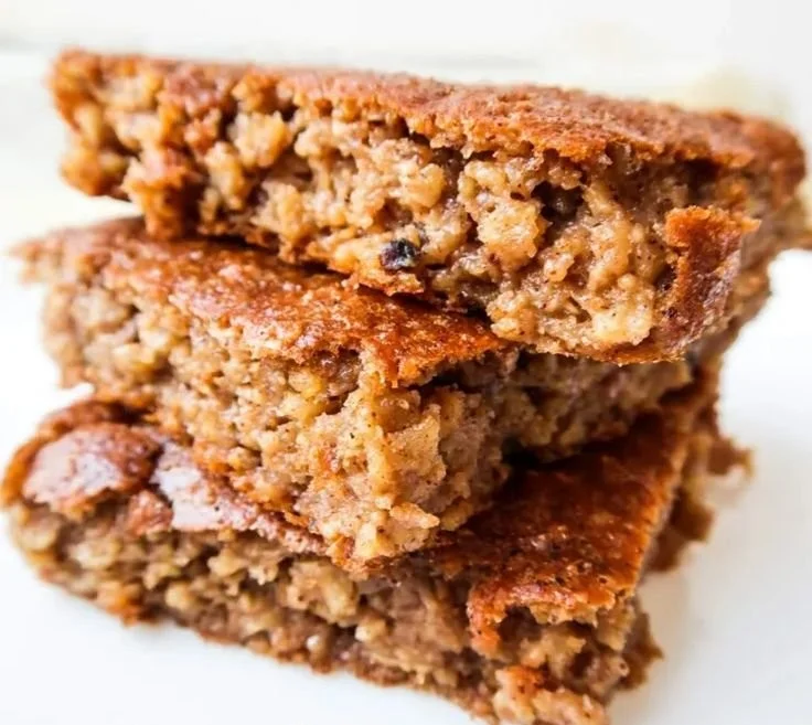 Gluten Free Apple & Pear Spice Cake Recipe | Healthy Apple Oatmeal Cake Recipe, Apple Breakfast Cake, Healthy Breakfast Oatmeal