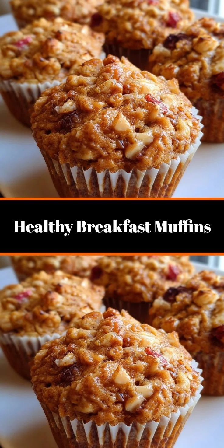 Healthy breakfast muffins, quick peanut-free recipe for a nutritious meal.
