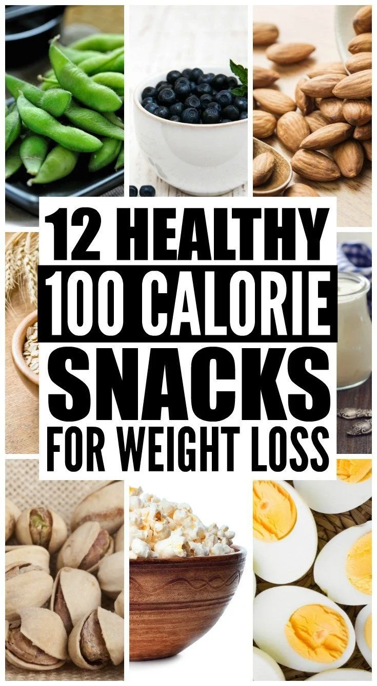 Healthy snacks selection under 100 calories for guilt-free munching
