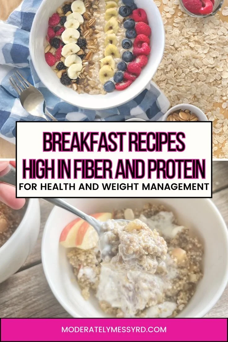 High fiber high protein breakfast recipes for healthy mornings