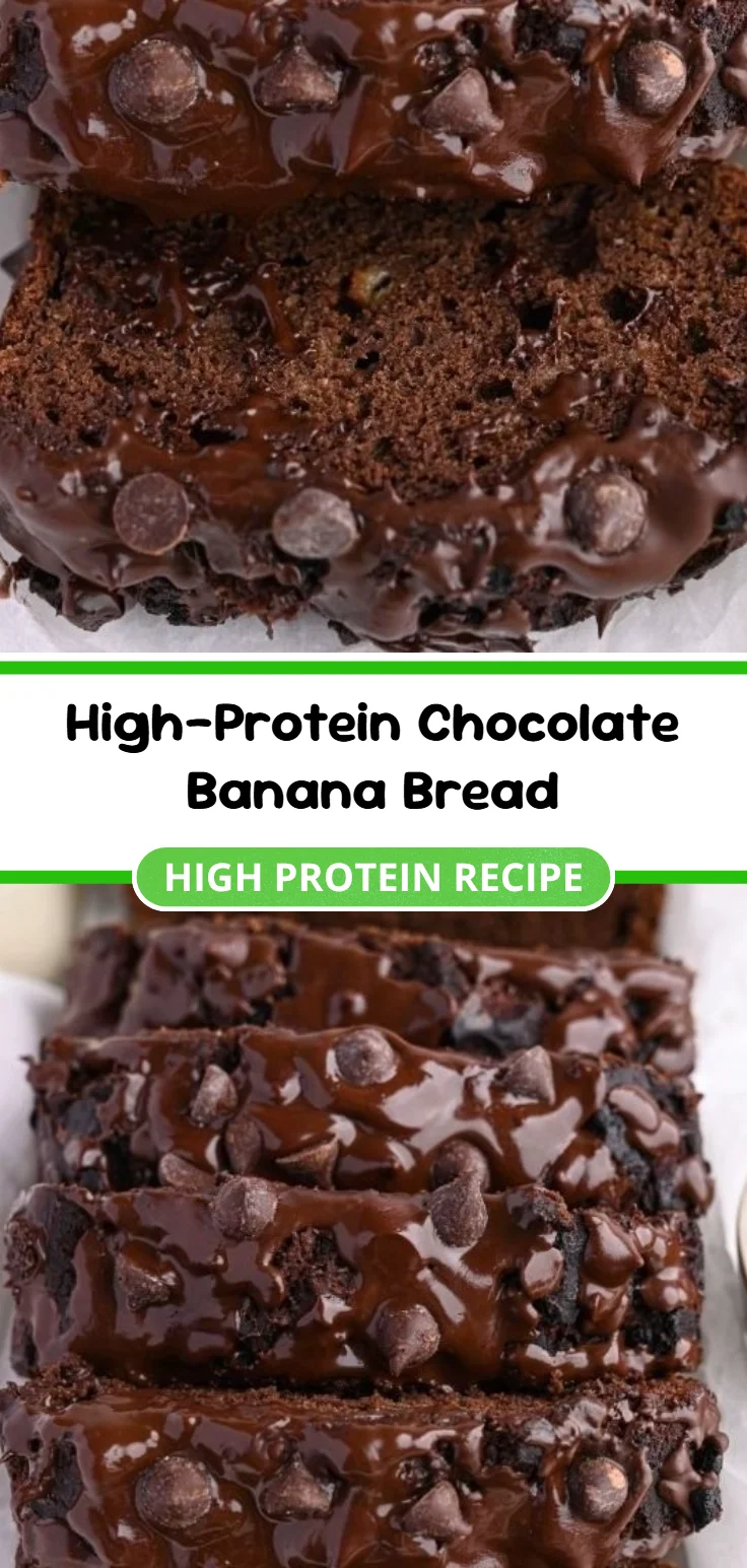 High-Protein Chocolate Banana Bread
