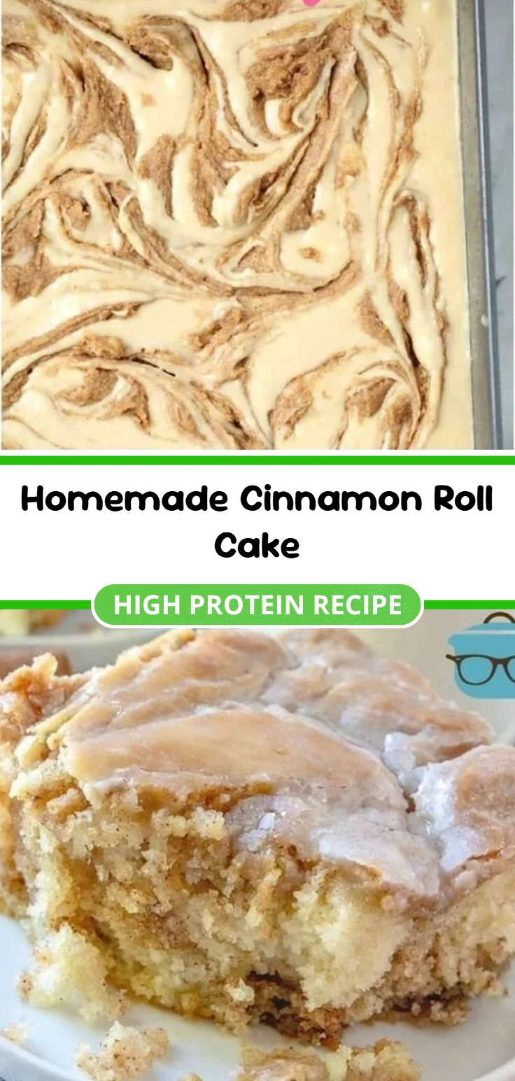 Homemade Cinnamon Roll Cake