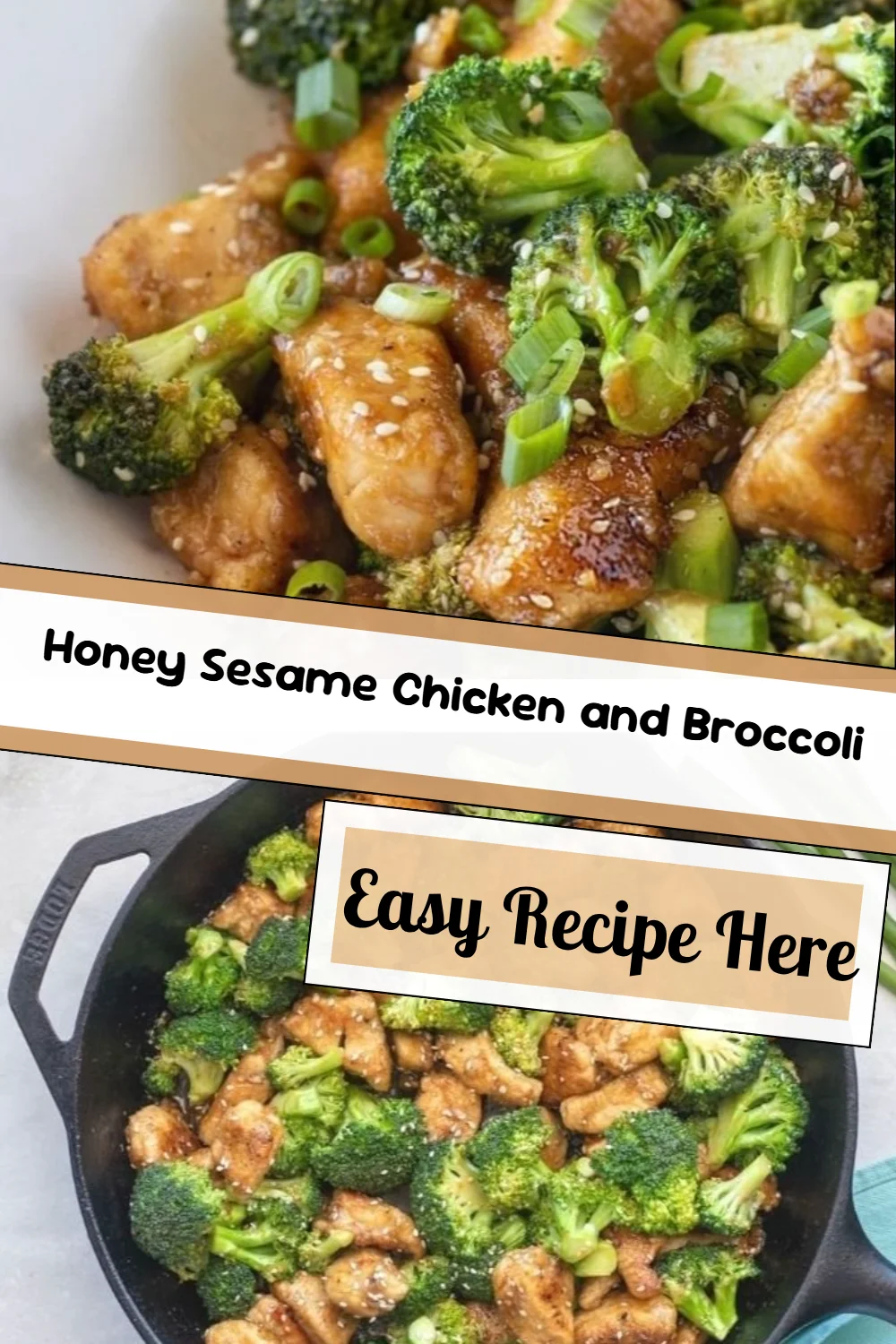 Honey Sesame Chicken and Broccoli