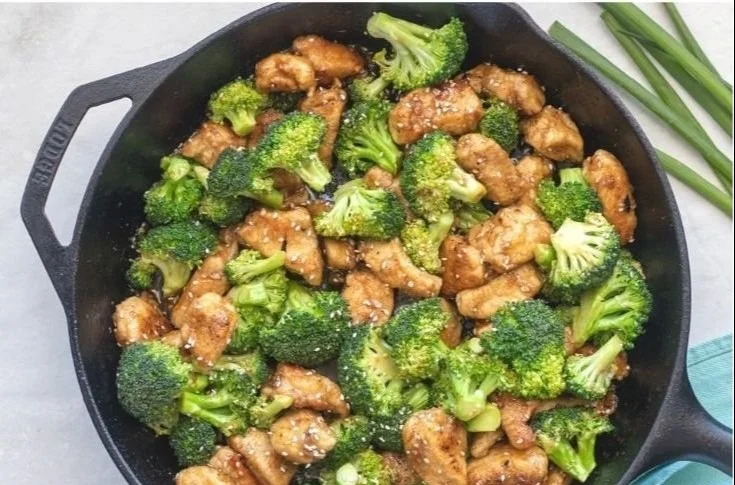 Honey Sesame Chicken and Broccoli