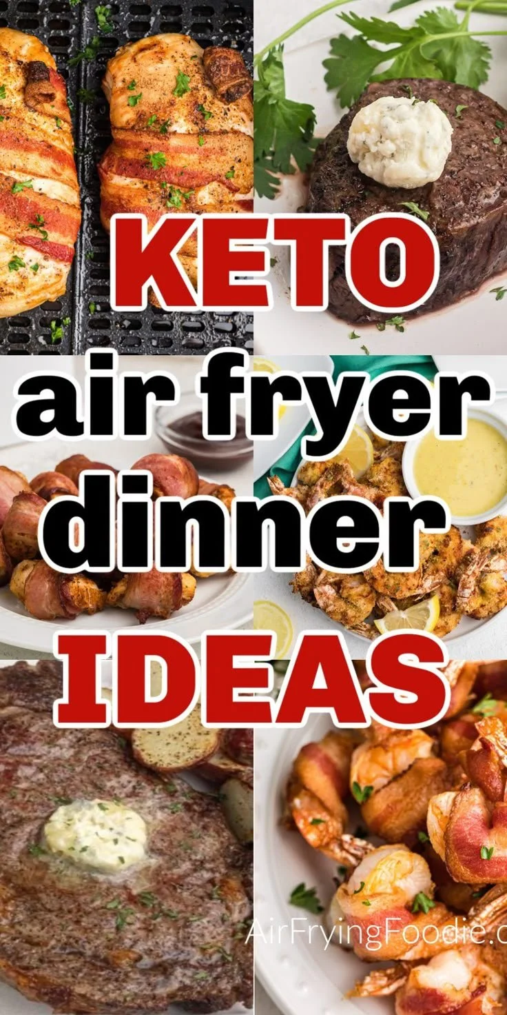 Keto air fryer dinner ideas for healthy eating in the New Year