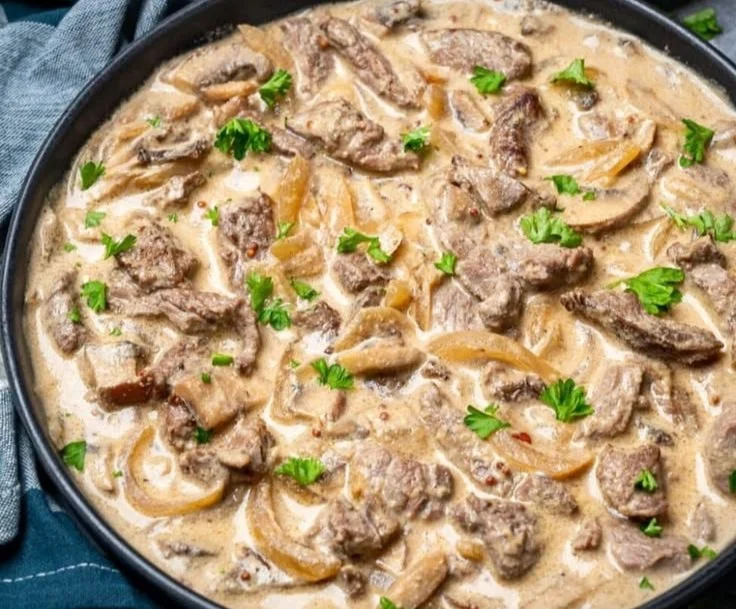 Keto Beef Stroganoff