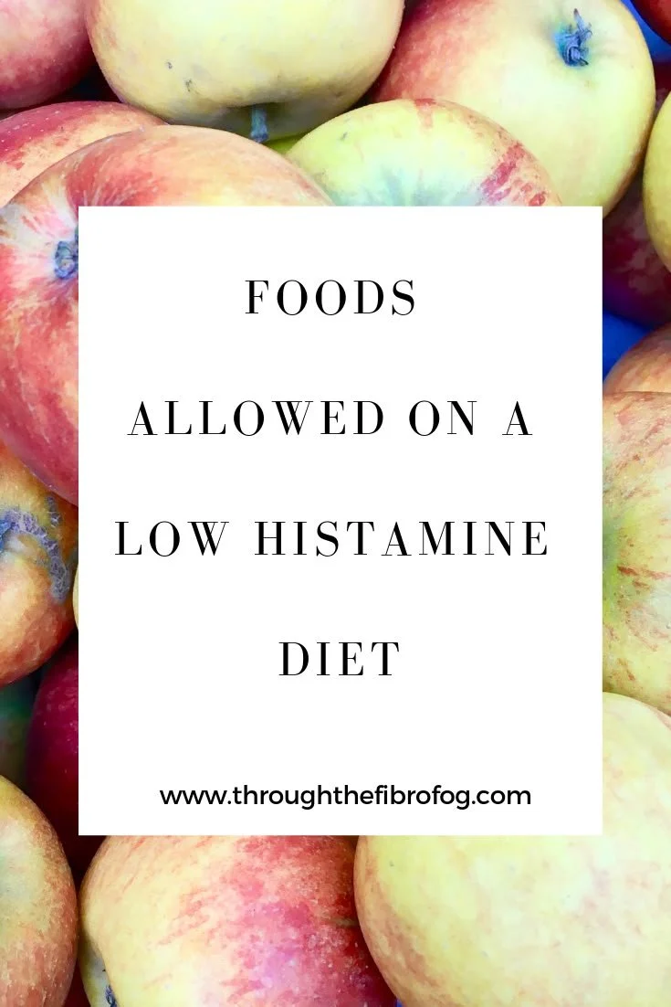 Low histamine food list for managing food sensitivities and allergies.