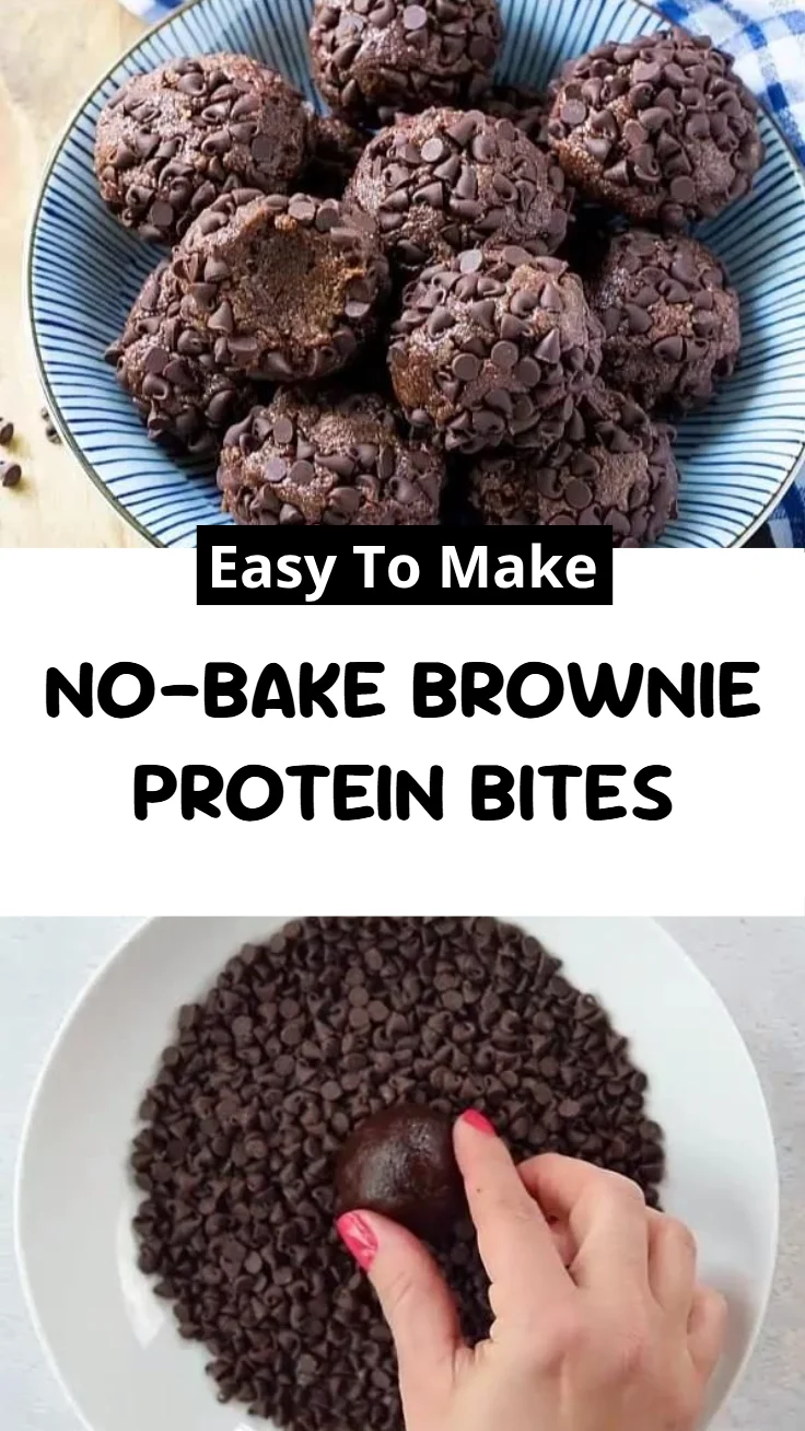NO-BAKE BROWNIE PROTEIN BITES