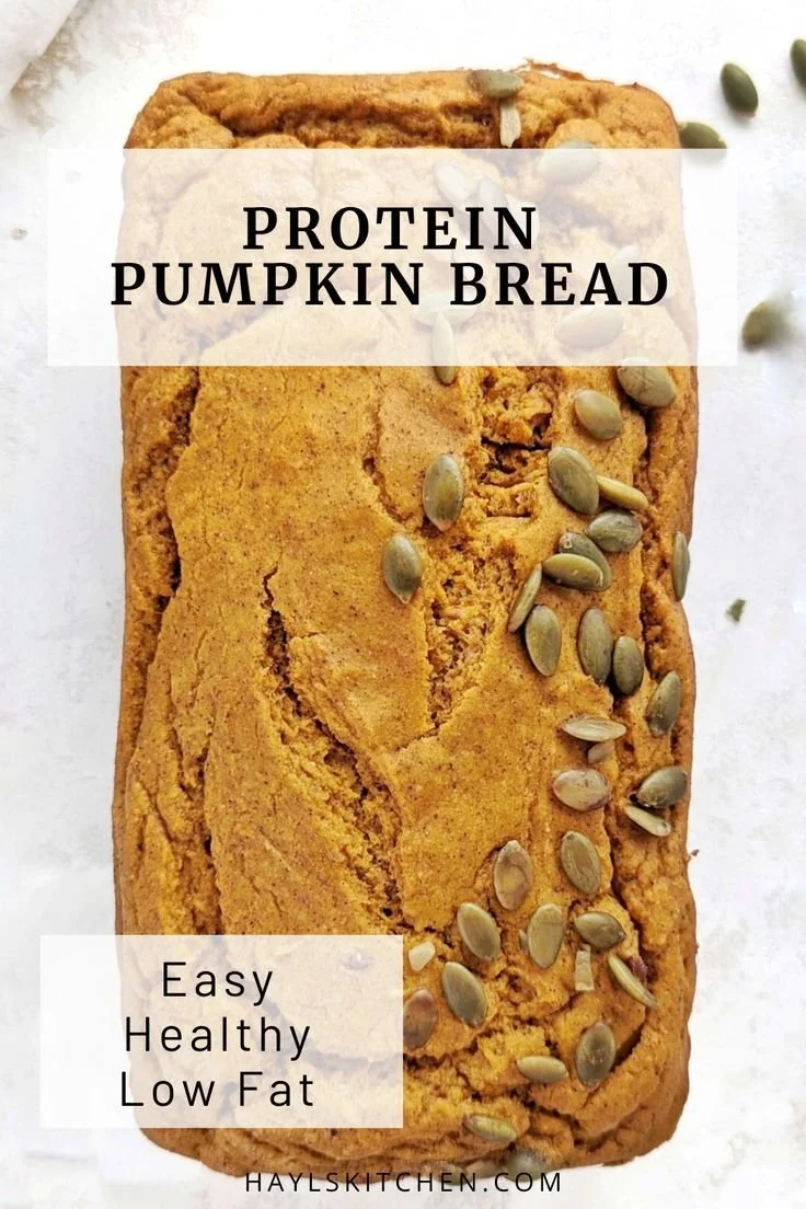 Healthy Protein Pumpkin Bread recipe, fat-free and sugar-free for guilt-free indulgence.