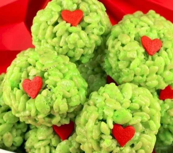 Heart-shaped Rnch Rice Krispie Treats for festive celebrations
