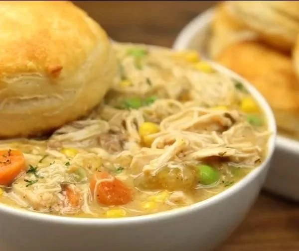 Slow Cooker Chicken Pot Pie