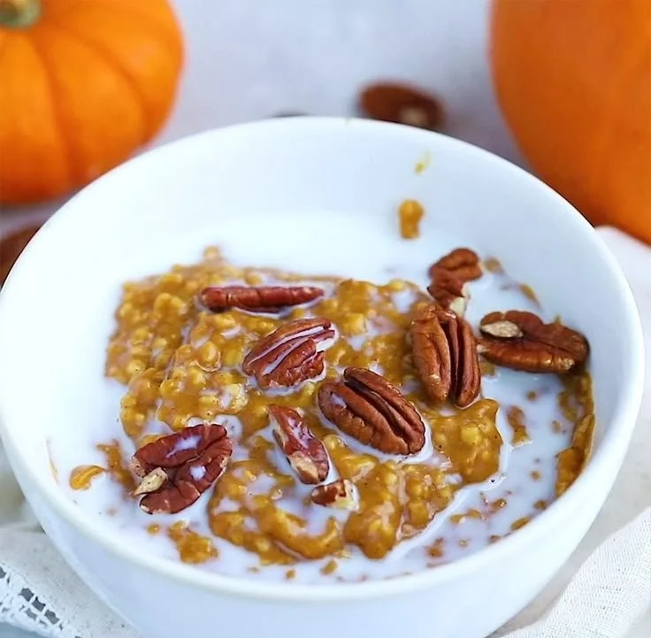 Slow Cooker Pumpkin Pie Oatmeal