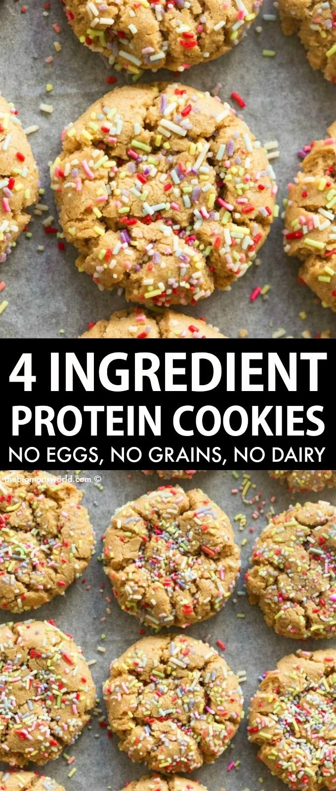 Delicious 4-ingredient protein cookies for a healthy snack