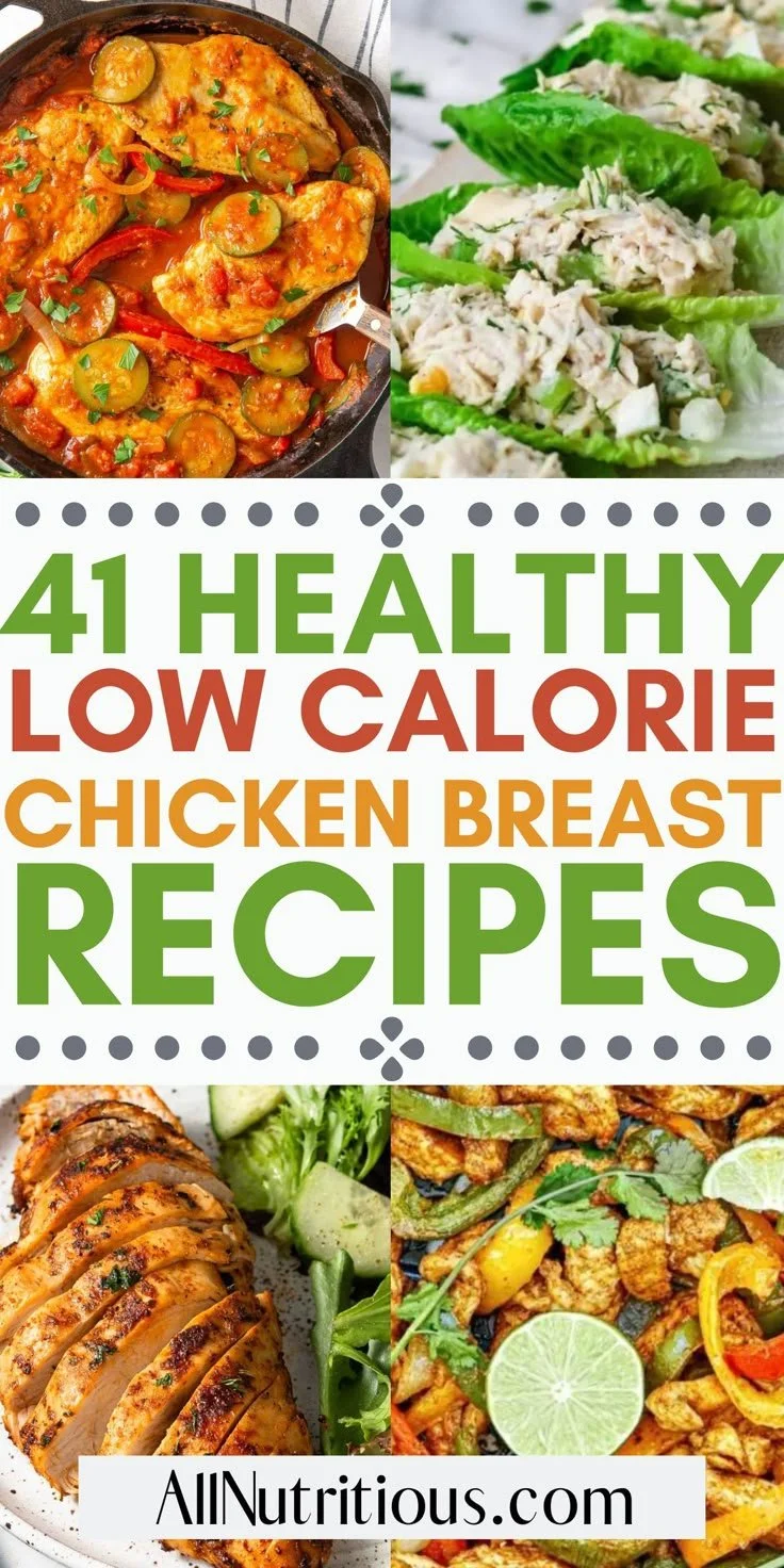 Healthy low calorie chicken dish served with vegetables for a nutritious dinner.