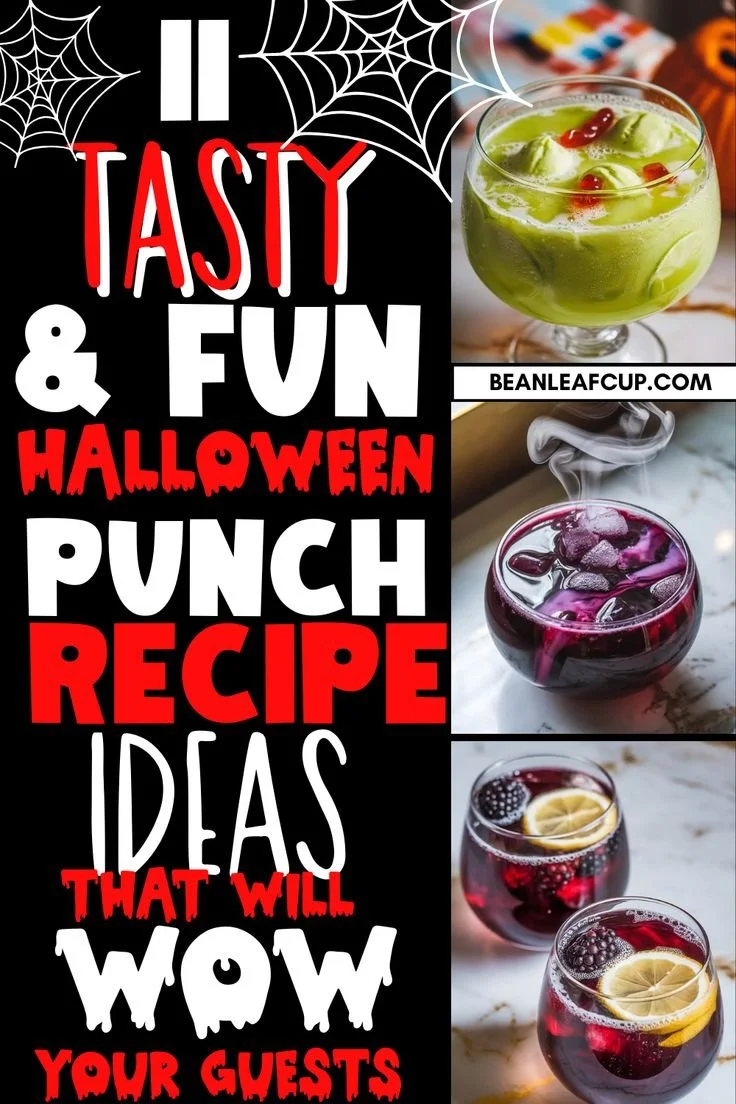 Festive Halloween punch recipes for a spooky party celebration