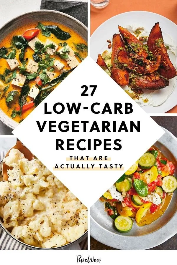 Delicious low-carb vegetarian recipes for healthy eating options