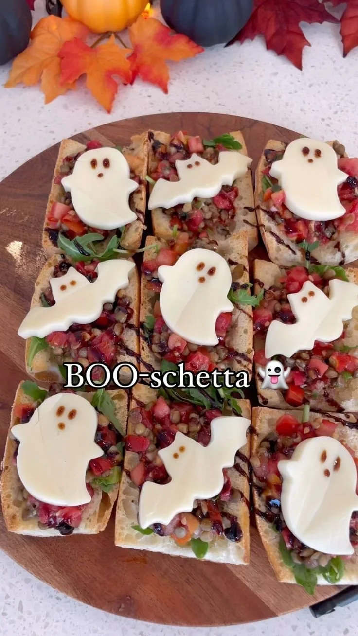 Delicious Halloween party food featuring spooky appetizers and healthy dinner options.