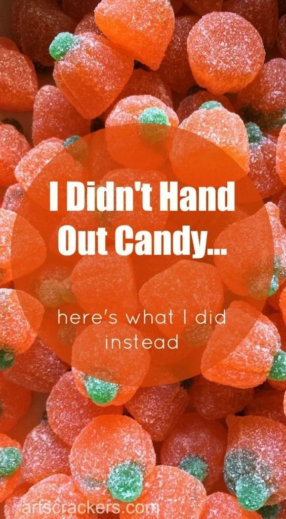 Creative Halloween alternatives and free printables for non-candy handouts.