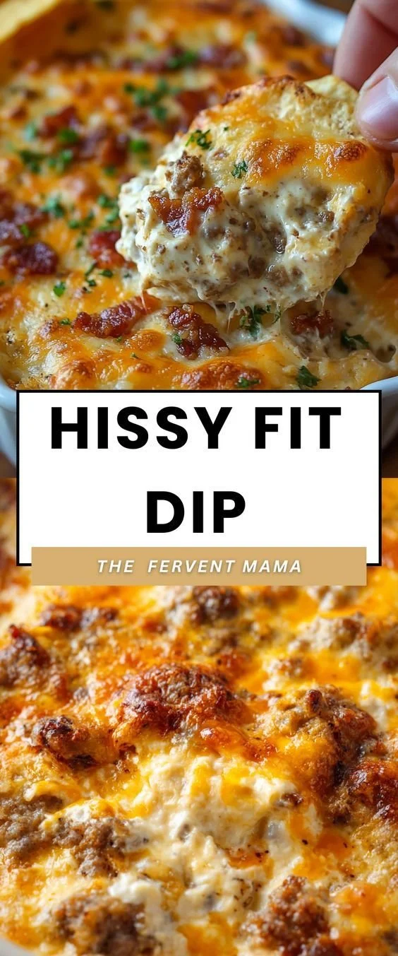 Delicious Hissy Fit Dip served in a bowl with vegetables for dipping