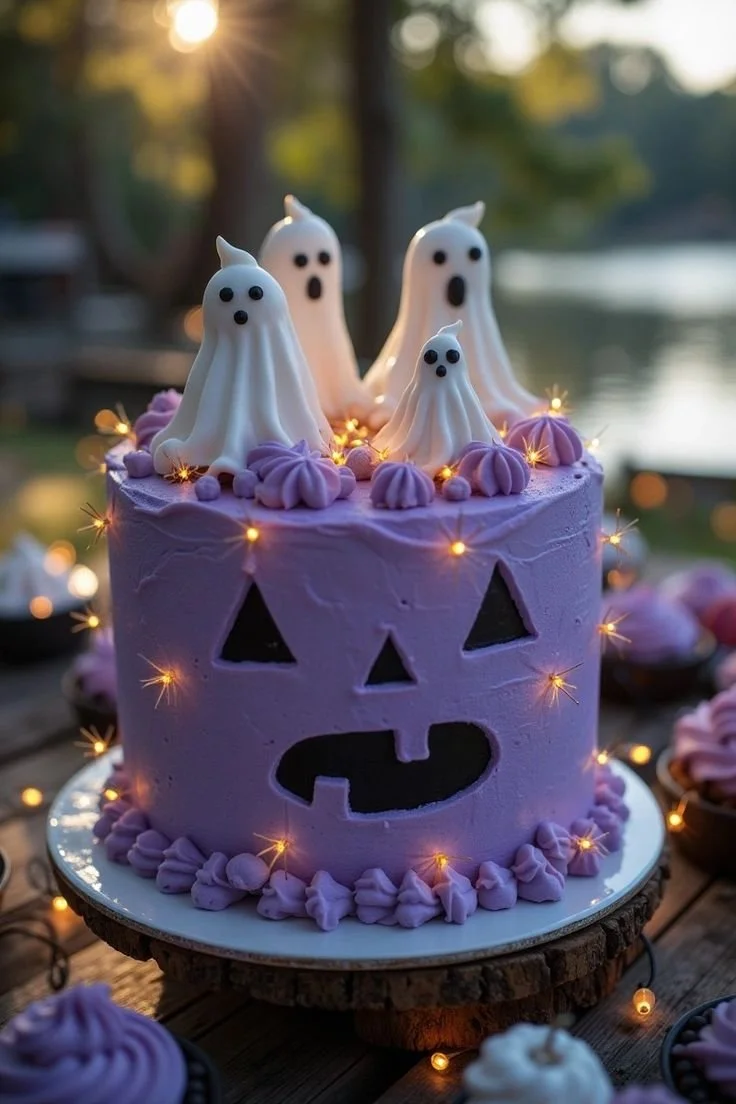 Spooky Halloween cake decorating ideas with eerie designs and decorations.